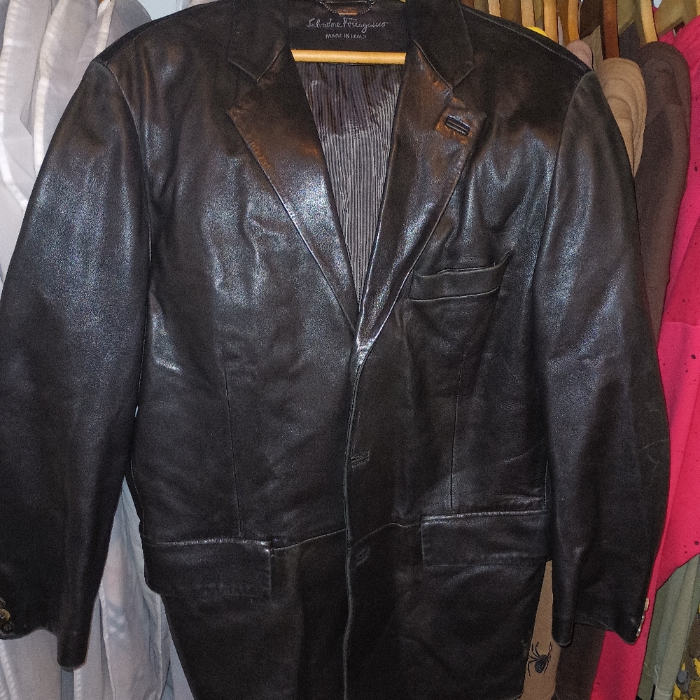 Salvadore Ferragamo Soft Leather Jacket